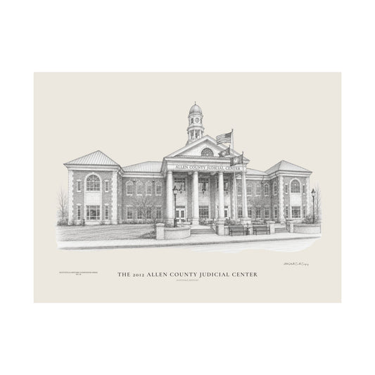 The 2012 Allen County Judicial Center | Museum-Quality Architectural Print