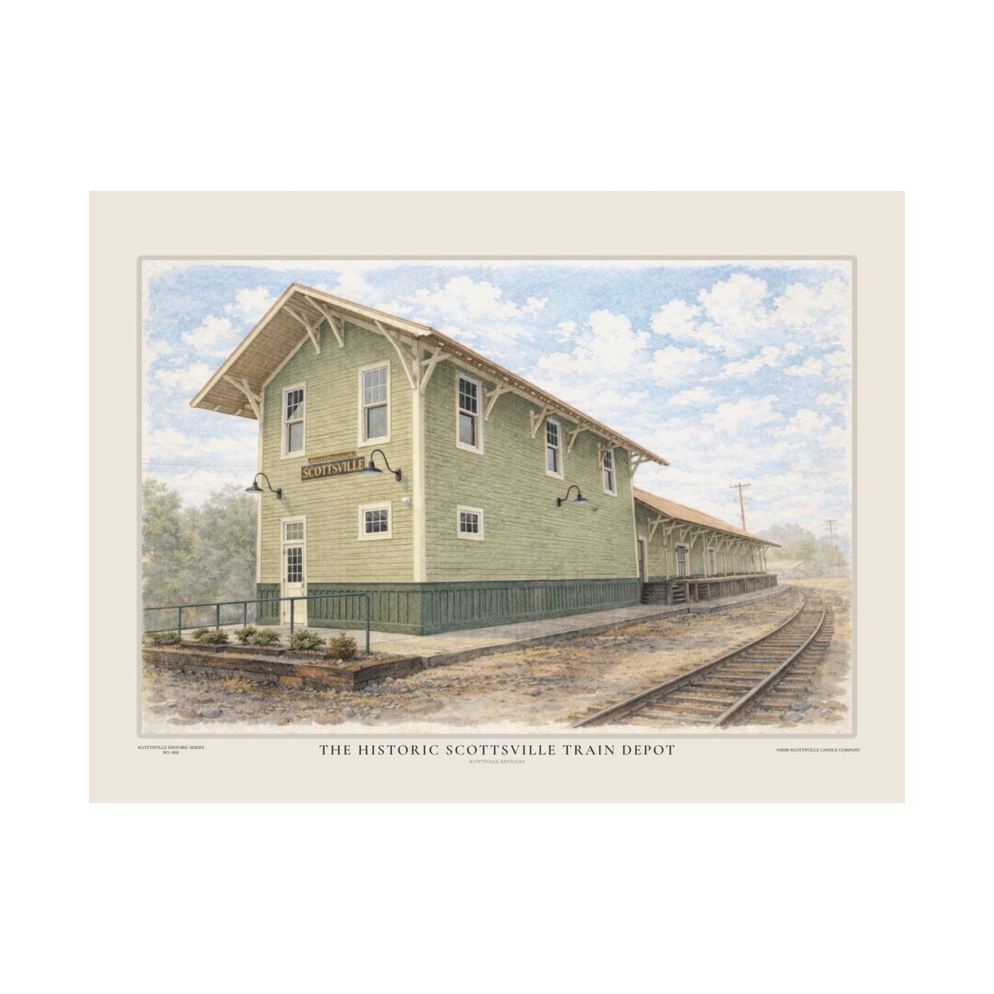 The Historic Scottsville Train Depot - Scottsville, Kentucky