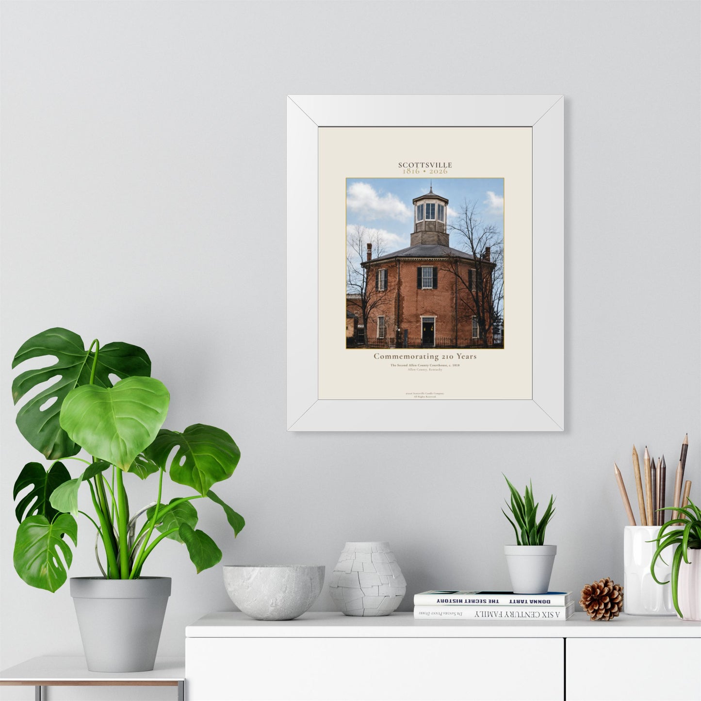 Scottsville, Kentucky 1816–2026 | Limited Framed Edition