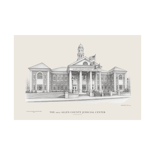 The 2012 Allen County Judicial Center | Museum-Quality Architectural Print