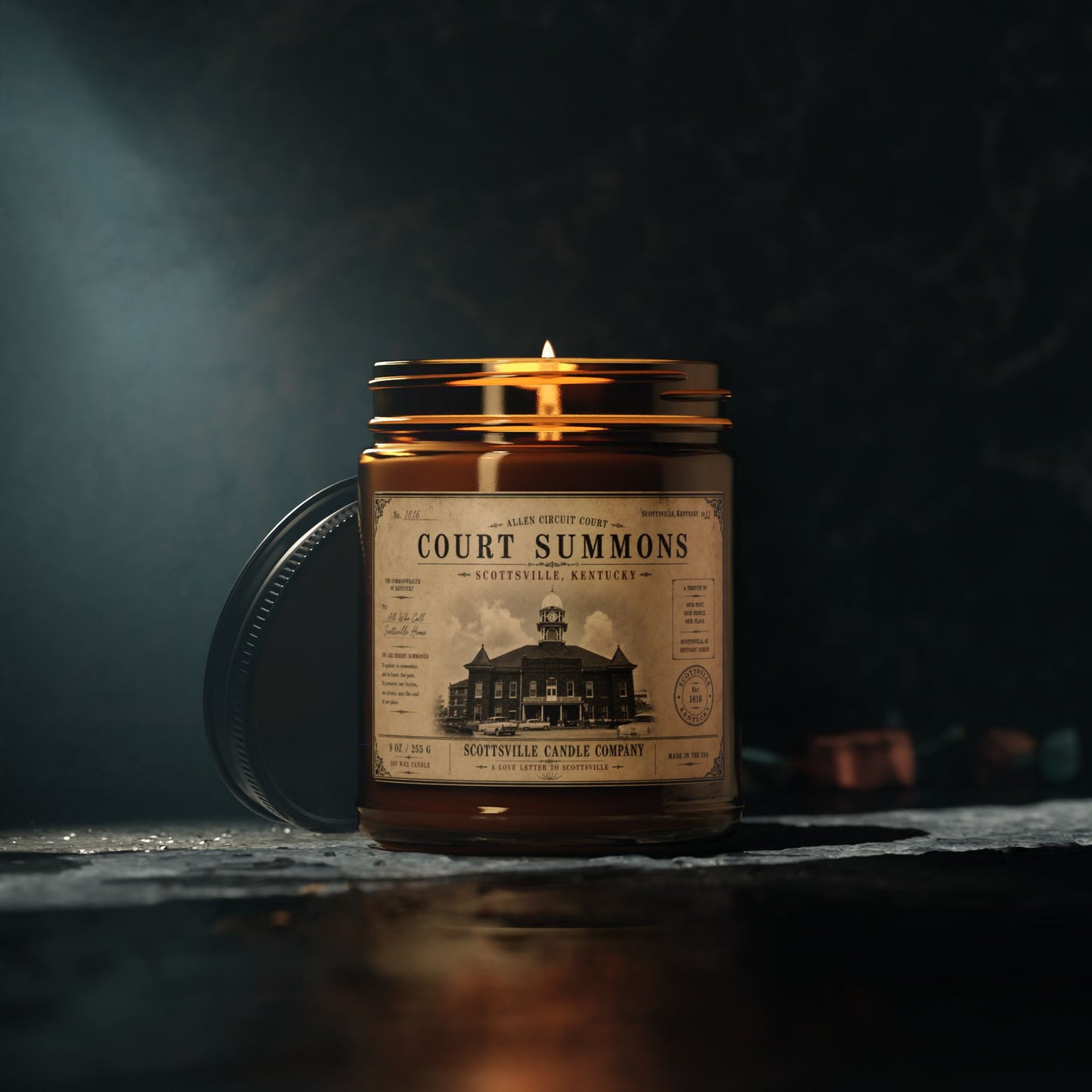 Court Summons Candle | The Scottsville Historic Series