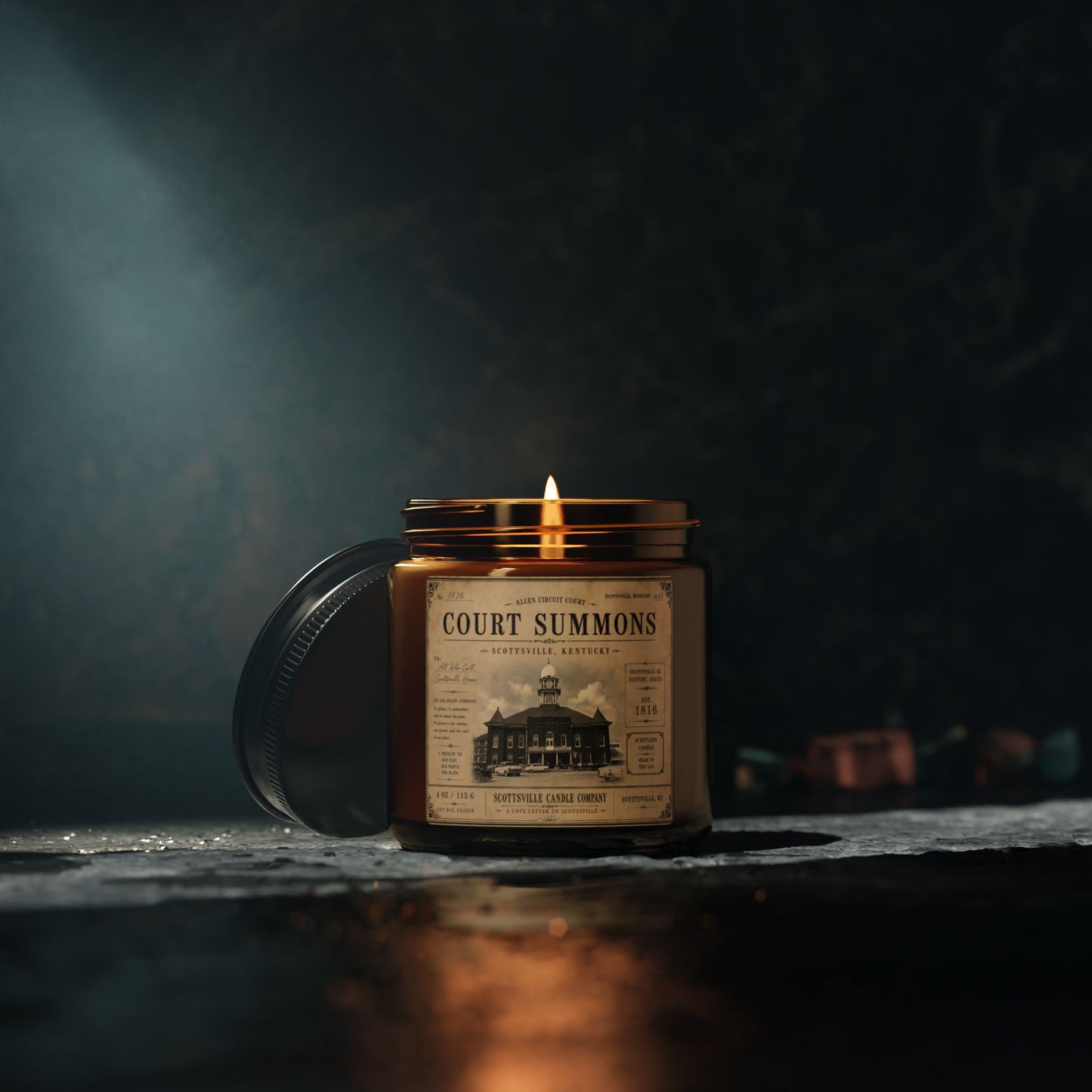 Court Summons Candle | The Scottsville Historic Series