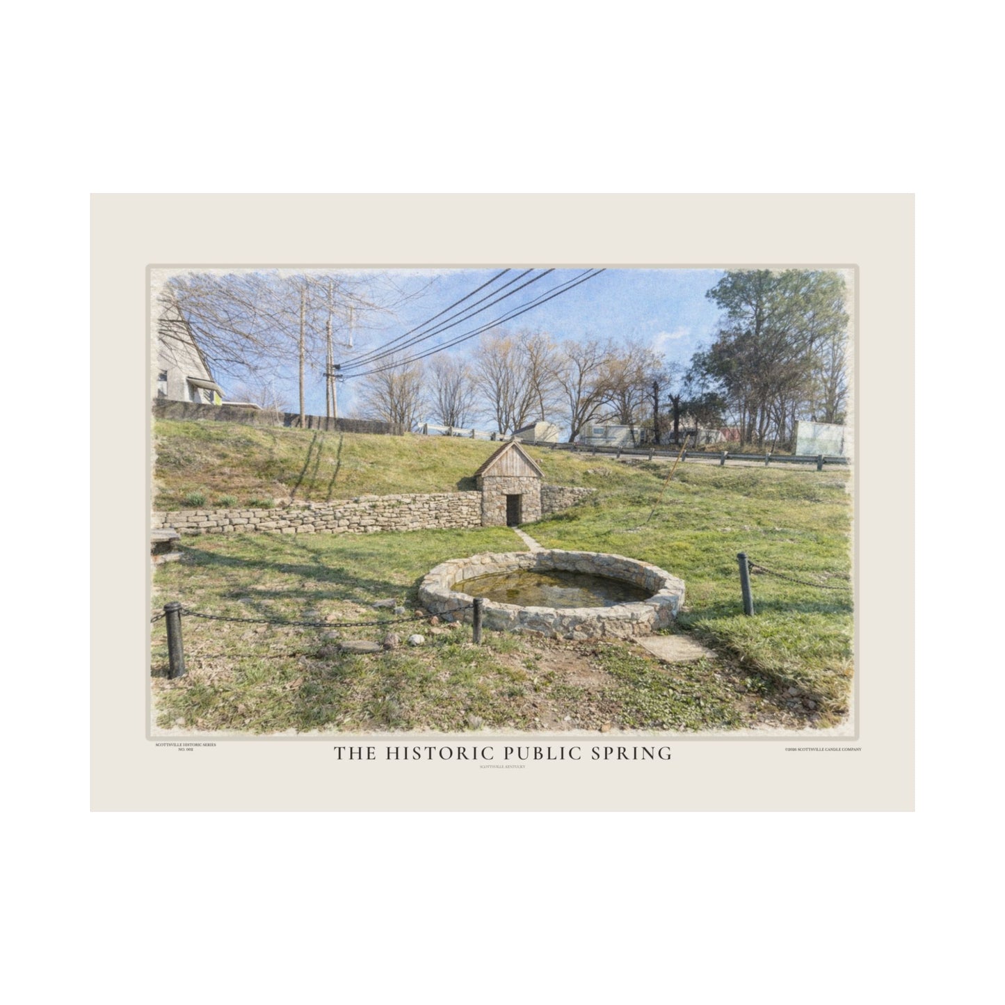 The Historic Public Spring East Locust & South First Street — Scottsville, Kentucky