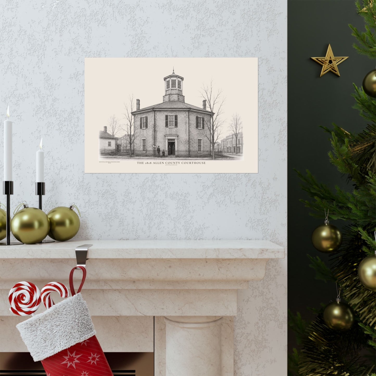 The 1818 Allen County Courthouse | Museum-Quality Architectural Print