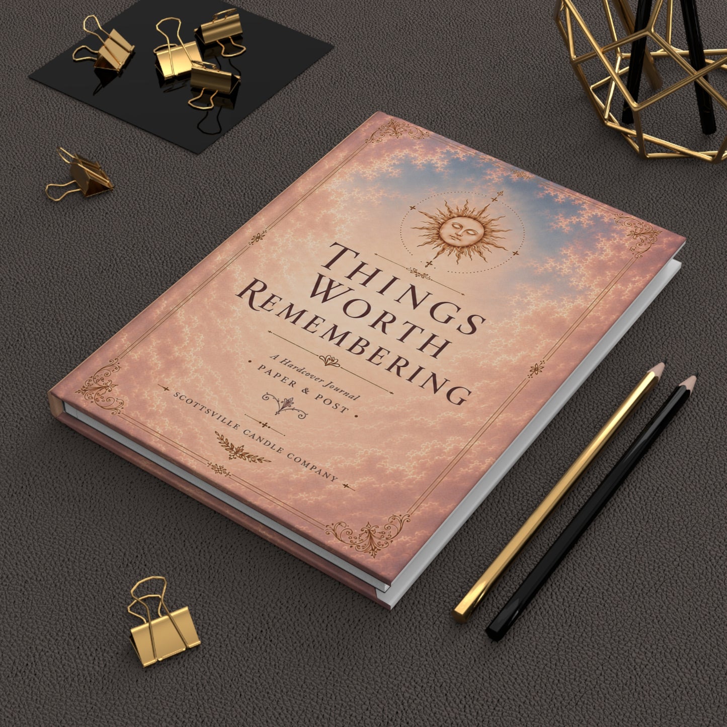 Things Worth Remembering Hardcover Journal