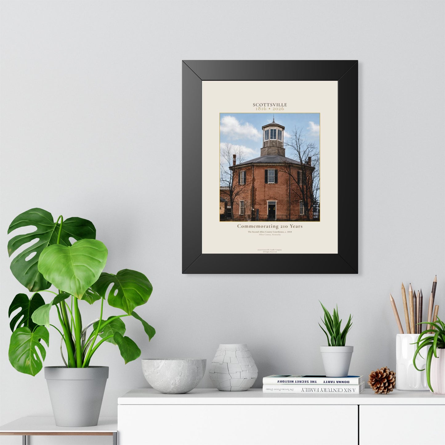 Scottsville, Kentucky 1816–2026 | Limited Framed Edition