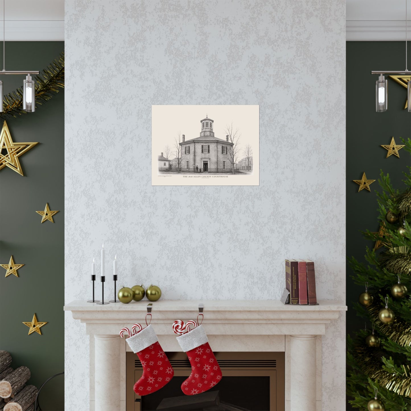 The 1818 Allen County Courthouse | Museum-Quality Architectural Print