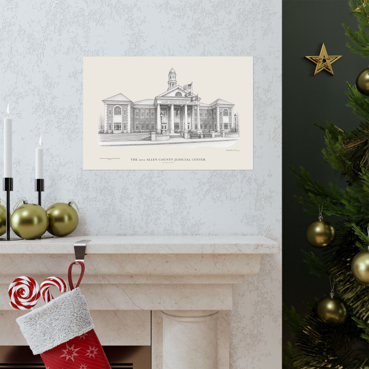 The 2012 Allen County Judicial Center | Museum-Quality Architectural Print